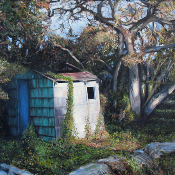 Mistery Shack Oil On Linen 40x60