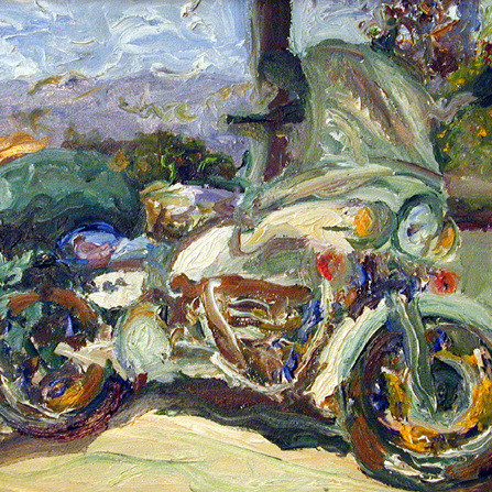 My Bike Oil on Canvas 12x16